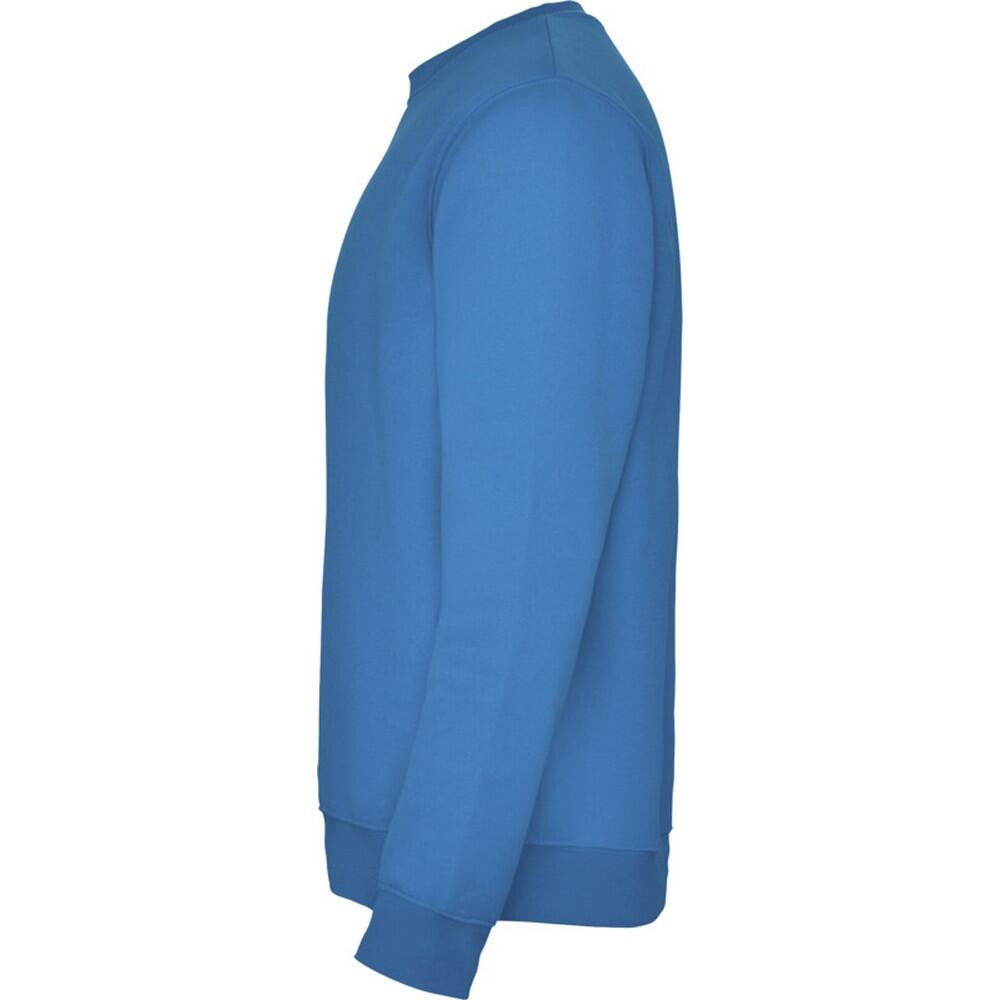 Unisex Clasica Crew Hals Sweatshirt voor volwassenen (Oceaan Blauw) 4/4