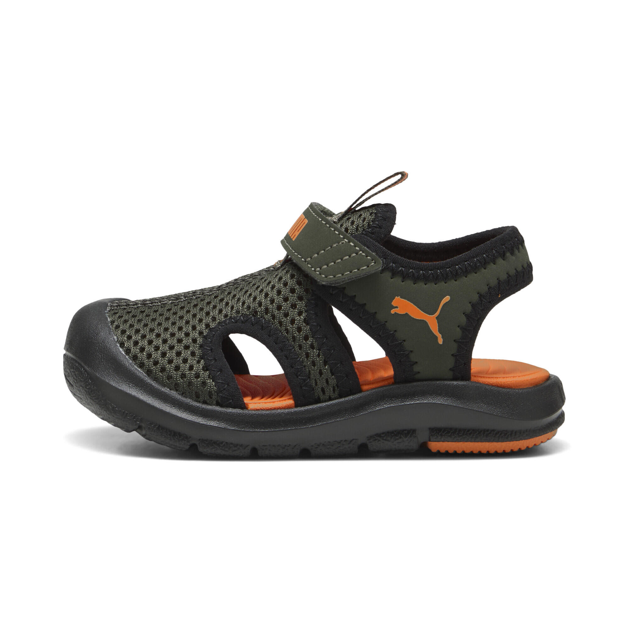 Fun Racer Mesh Sandalen Klein Kinder PUMA Dark Olive Rickie Orange Black Green 5/7