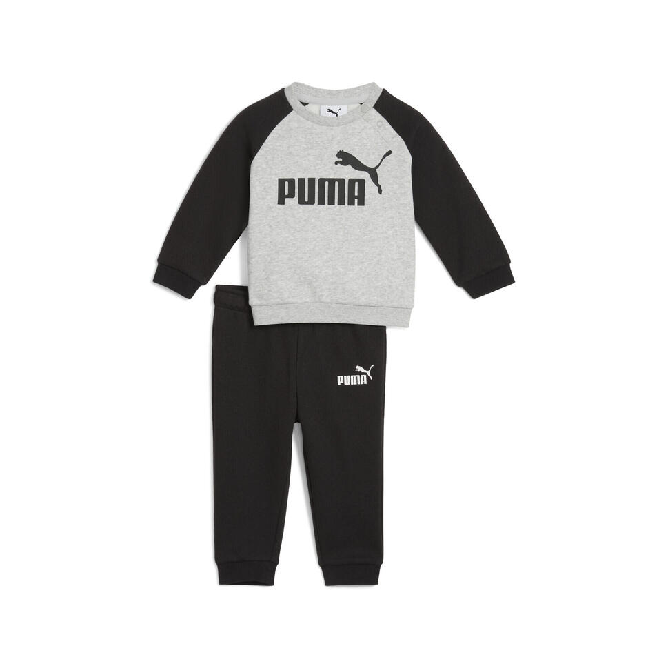 Zestaw dla małych dzieci Minicats Essentials z raglanową bluzą PUMA Black