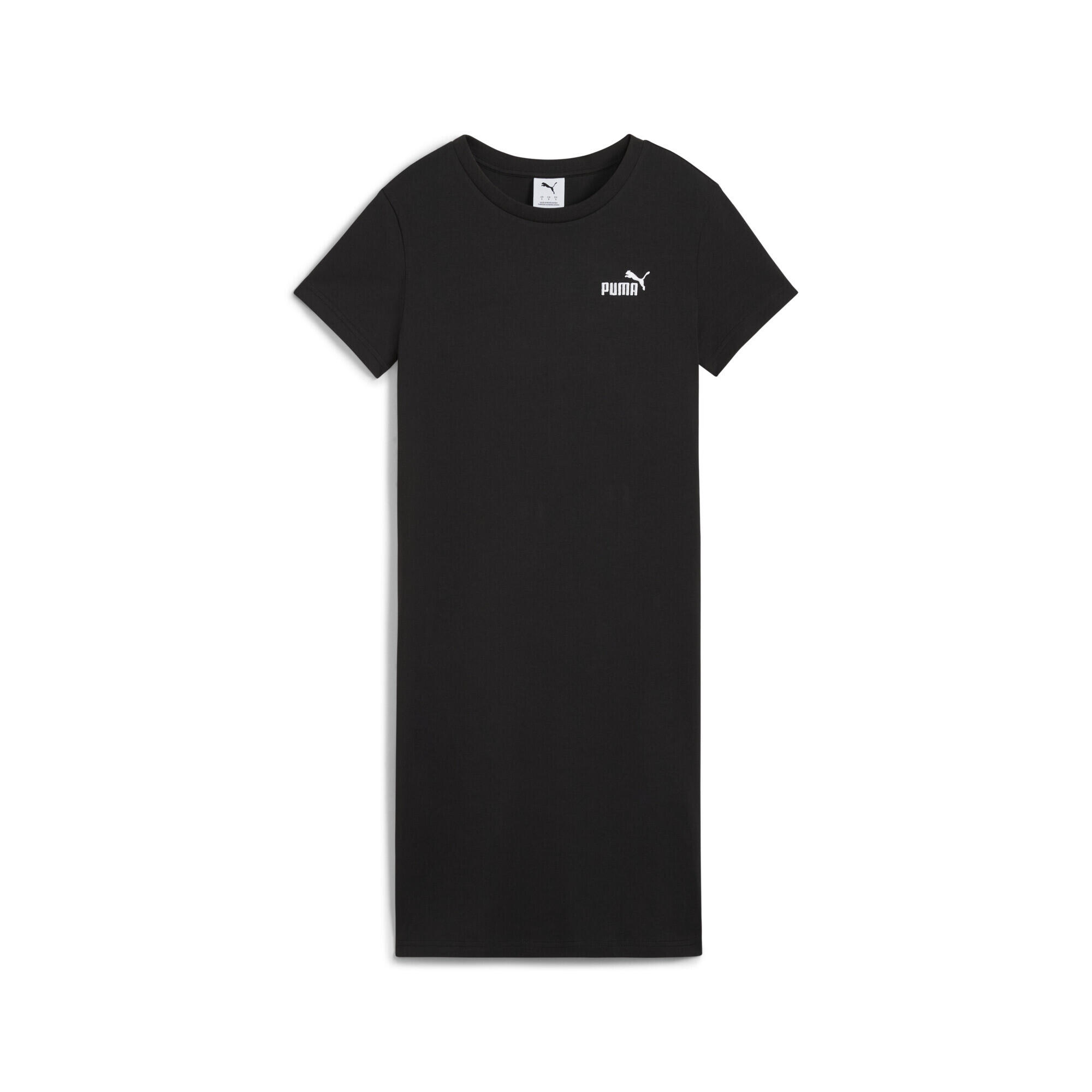 PUMA Vestido Mulher Slim Ess Small No. 1 Logo PUMA Black