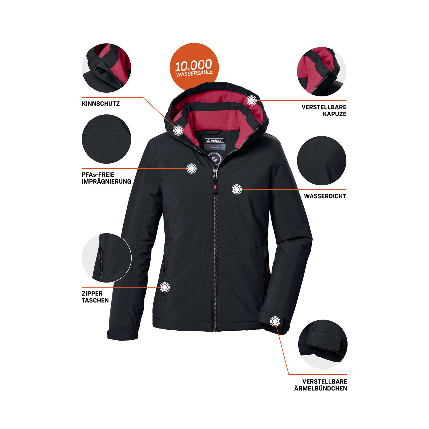 Kinder, Mädchen Jacke KOW 352 GRLS JCKT 6/6