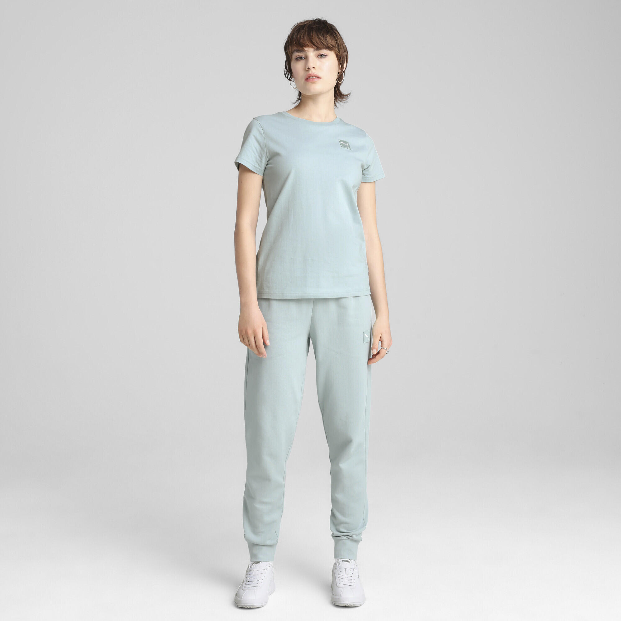 Pantalon de survêtement ESS ELEVATED Femme PUMA Modern Mint Green 5/7