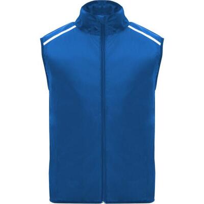 Jannu lichtgewicht hardloop bodywarmer voor volwassenen (koningsblauw)
