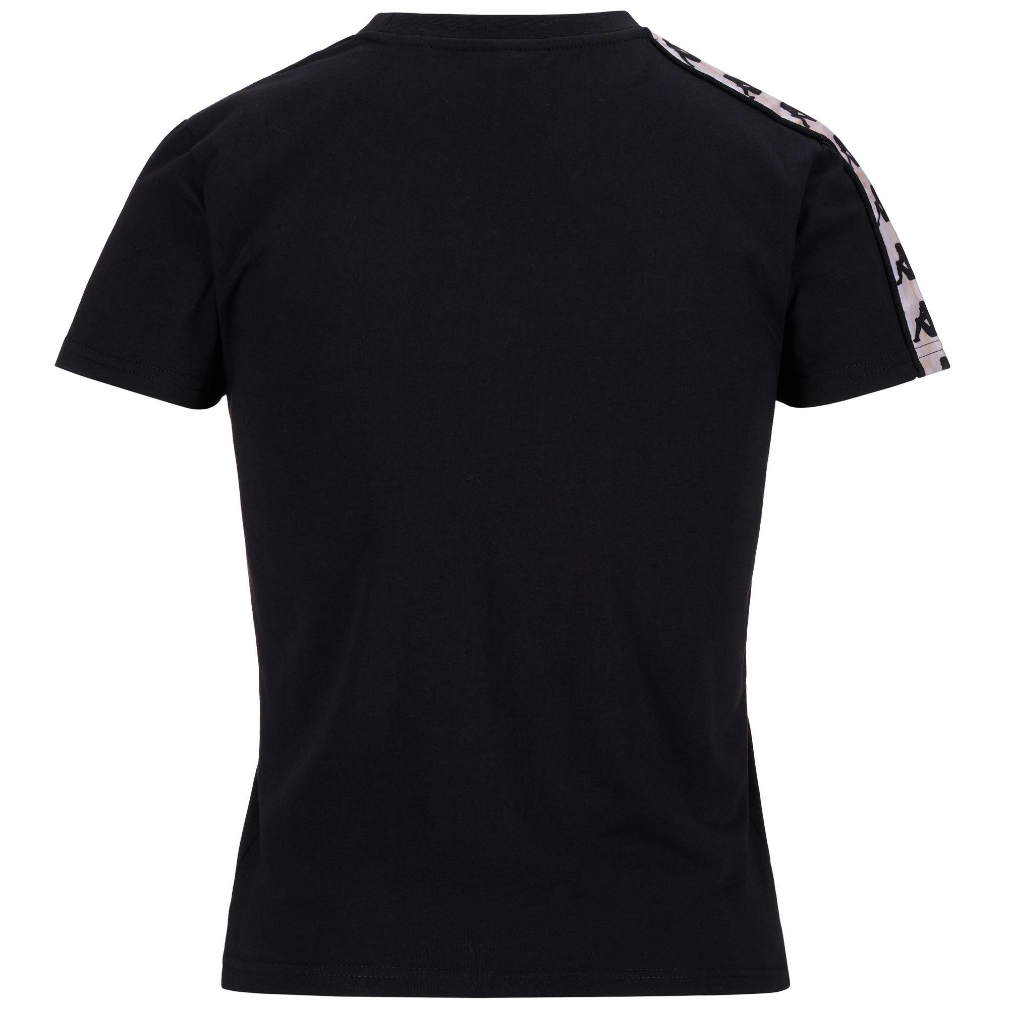 T-shirt da donna in cotone nero da sport street 3/5