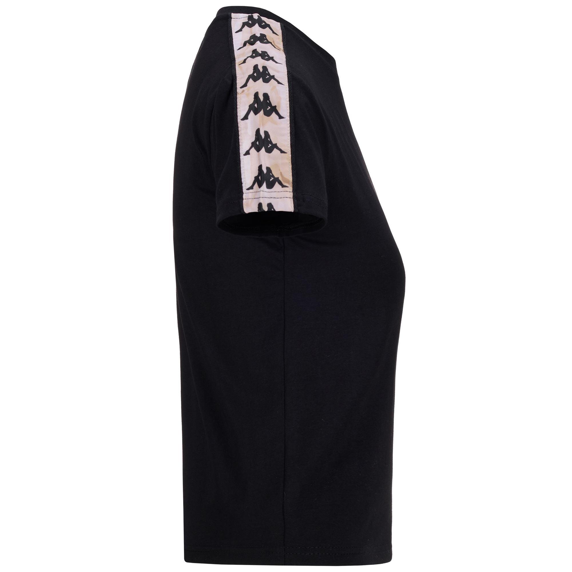 T-shirt da donna in cotone nero da sport street 2/5