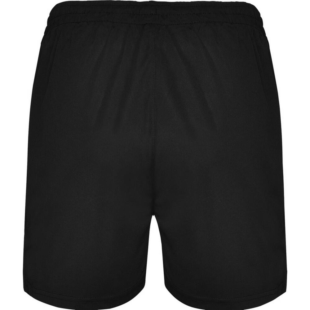 Unisex Adult Player Sports Shorts (Solid Black) 2/3