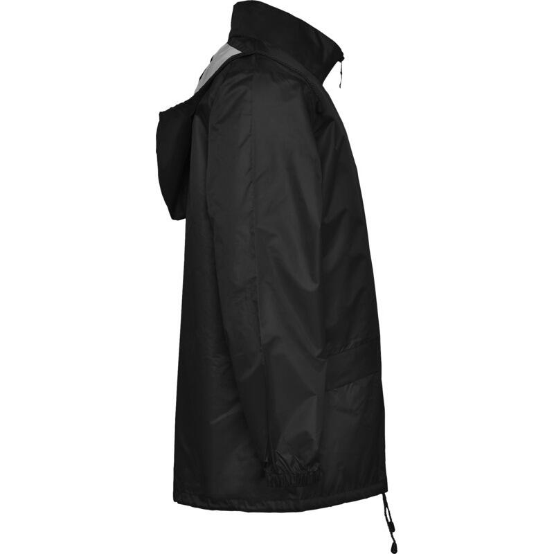 Chaqueta Impermeable Escocia de Ligero para Adultos Unisex Negro Sólido 4/4