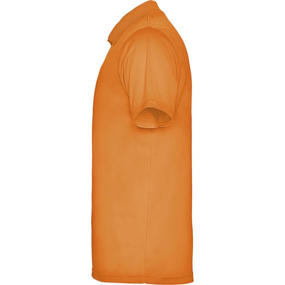 Maglietta Polo Bambini Roly Monzha Arancione Fluorescente 3/4