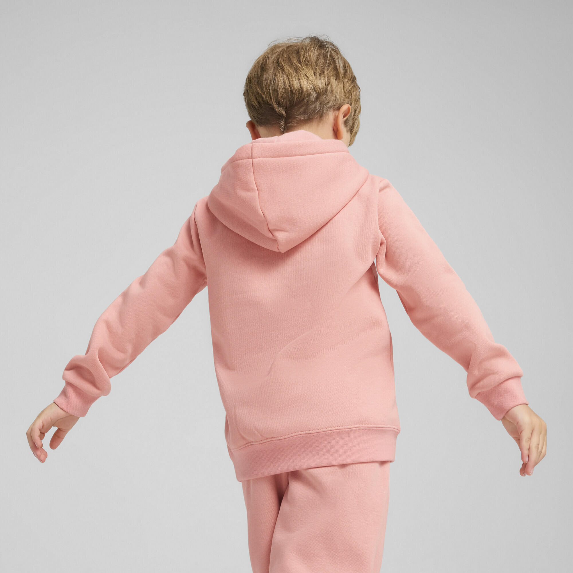 ESS No. 1 Logo Fleece-Hoodie Jungen PUMA Pink Fruit 3/11