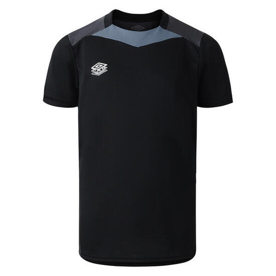 Premier" Trikot für Training Kinder Schwarz/Kohlen-Schwarz/Feuerstein Grau