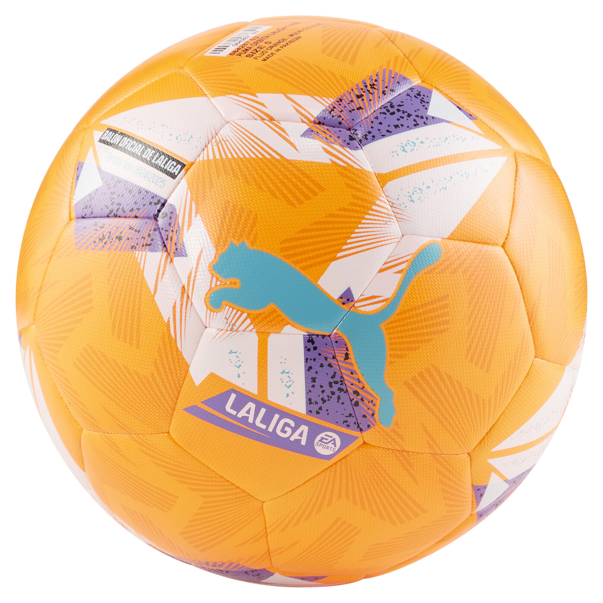 PUMA Orbita LaLiga 1 hybride voetbal PUMA Fluo Orange Multicolor