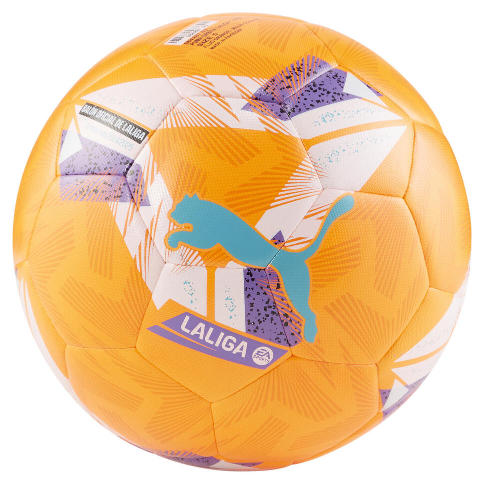 Hybrydowa piłka nożna Orbita LaLiga 1 PUMA Fluo Orange Multicolor
