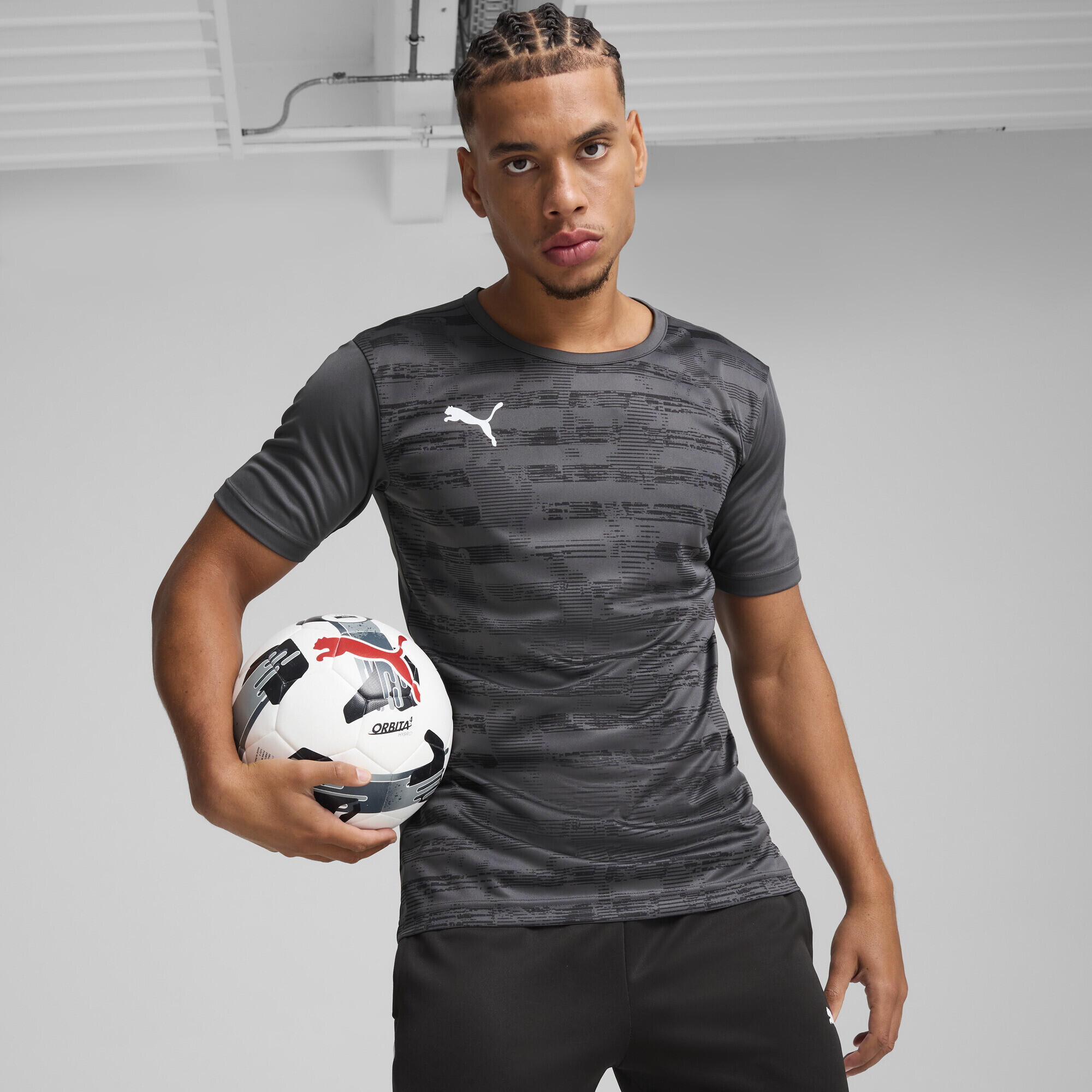 Maillot à motif individualRISE Homme PUMA Asphalt Gray 2/7