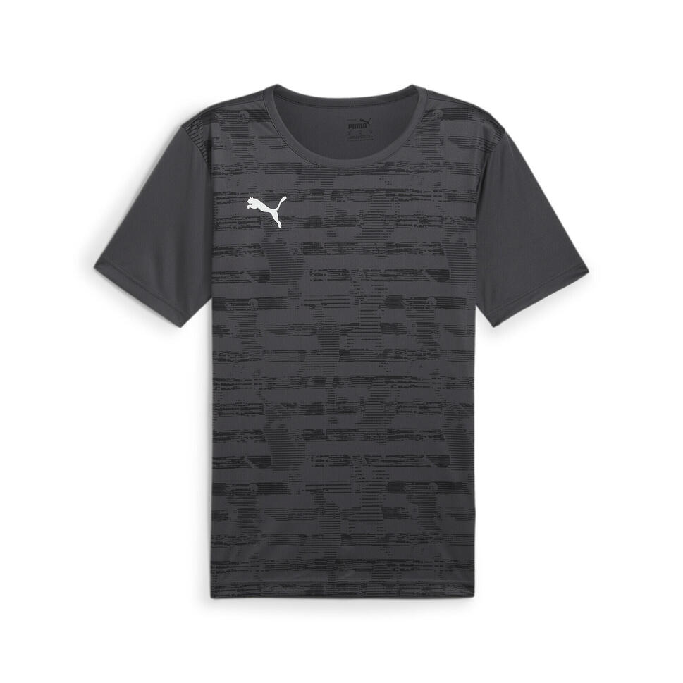 Męska koszulka z grafiką individualRISE PUMA Asphalt Gray