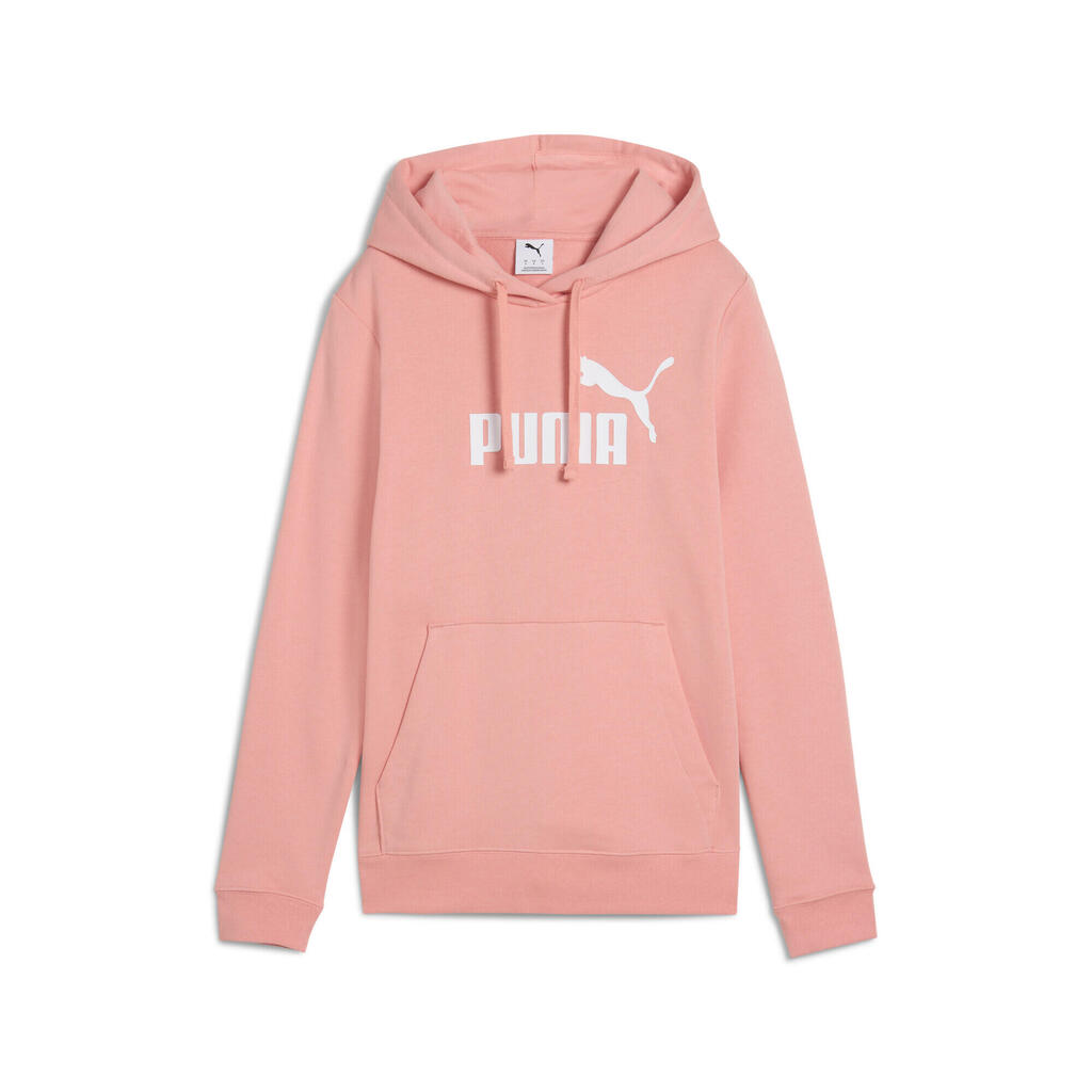 Womens/Ladies ESS No.1 Logo Hoodie (Orange)