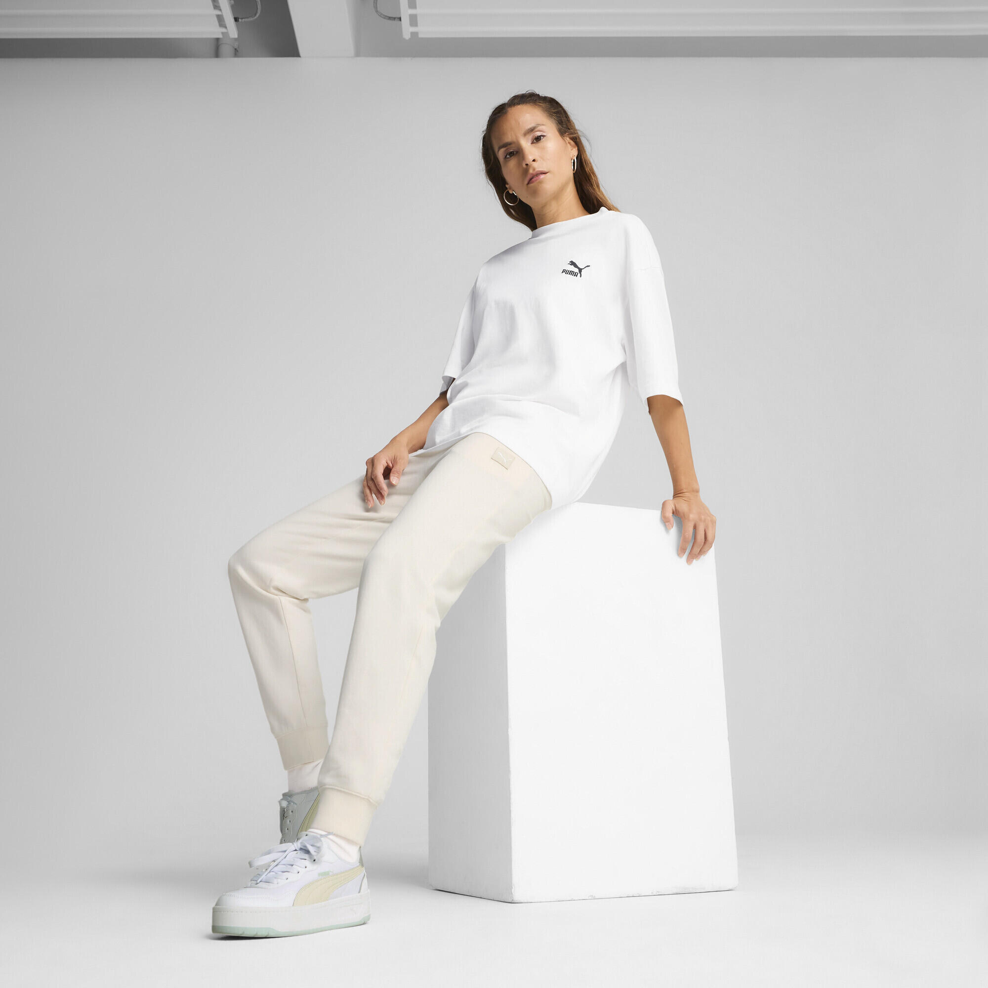 Pantalones de chándal ESS ELEVATED Mujer PUMA No Dye Color Mix 4/7