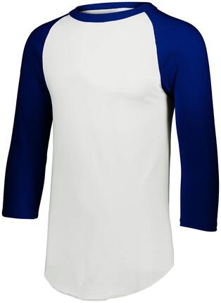 Koszulka baseballowa 3/4 Augusta Sportswear Mouw 2.3 dla dorosłych