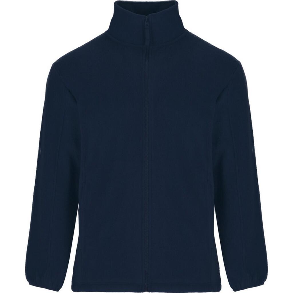 Childrens/Kids Artic Full Zip Fleece Jacket (Navy Blue)