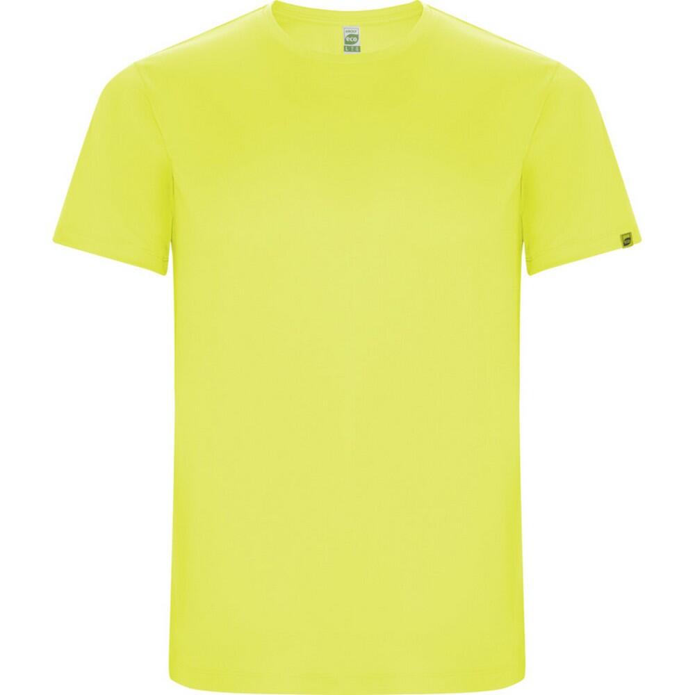 ROLY Childrens/Kids Imola ShortSleeved Sports TShirt (Fluorescent Yellow)