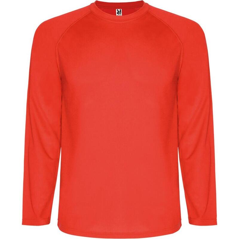 Kinder/Kids Montecarlo Sport Tshirt met lange mouwen (Rood)