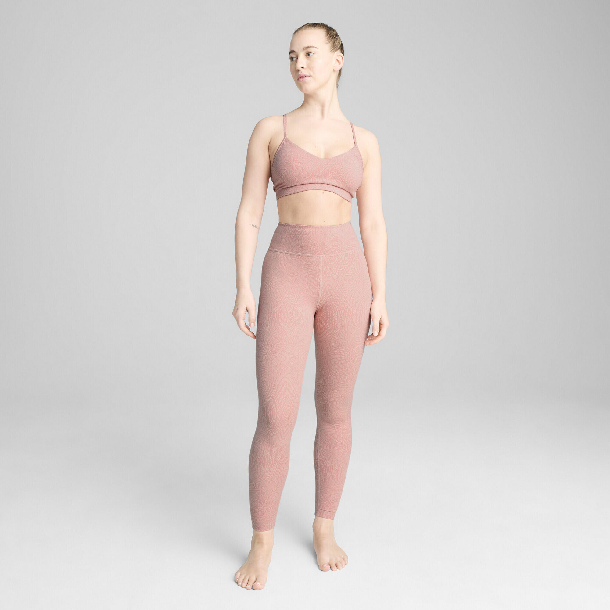 MOVE CLOUDSPUN AOP beha voor dames PUMA Rose Quartz Pink 6/7