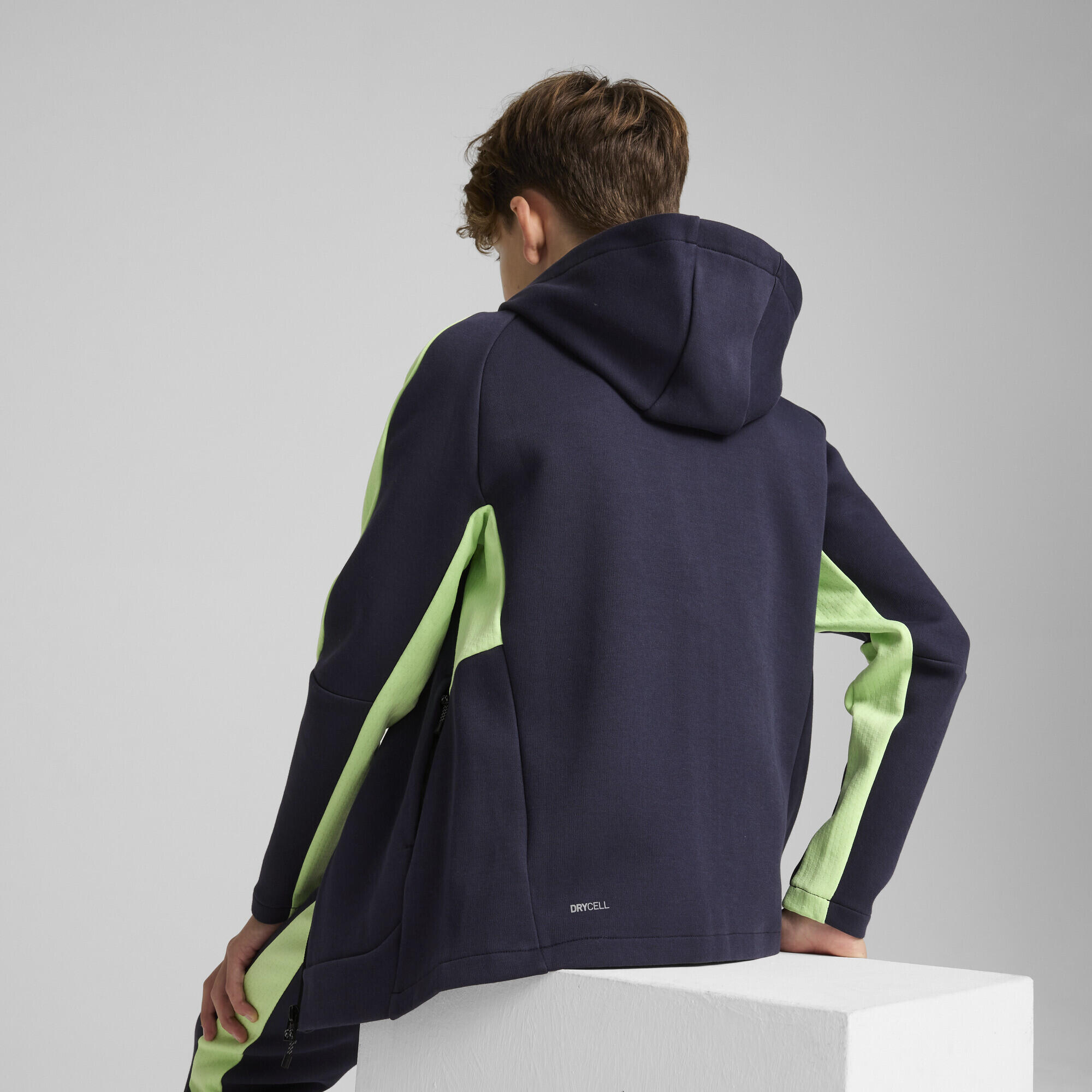 Veste entièrement zippée EVOSTRIPE Enfant et Adolescent PUMA New Navy Blue 3/7