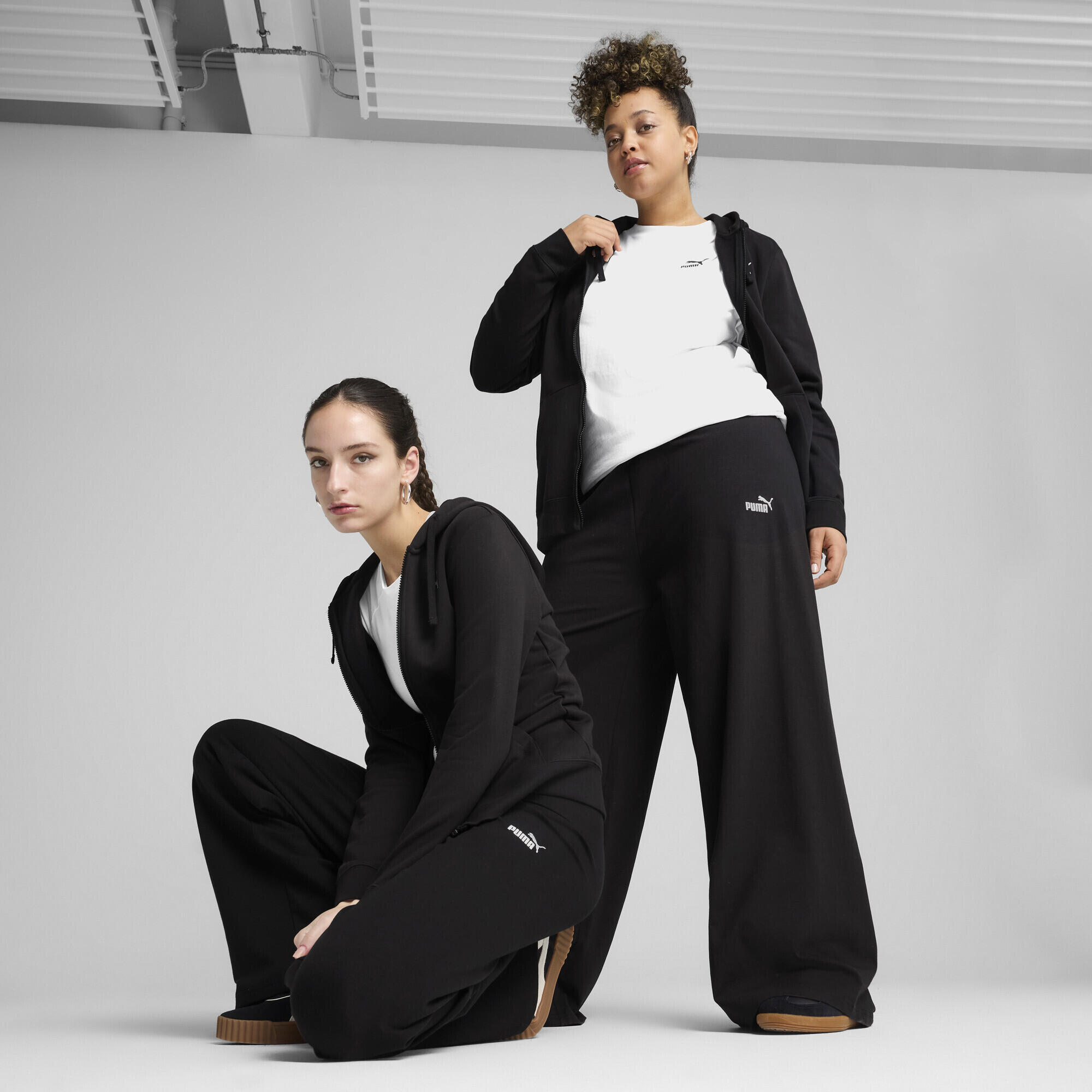 Leggings a vita alta con logo ESS N. 1 da donna PUMA Black 2/7