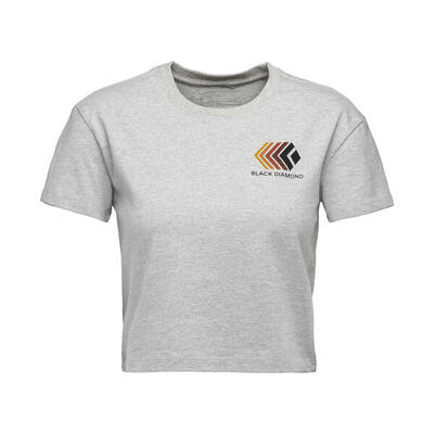 T-shirt da donna Black Diamond Faded Crop