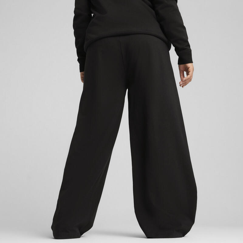 Pantalon Alergare Femei ESS Small No. 1 Logo Straight Hochgeschnittene PUMA