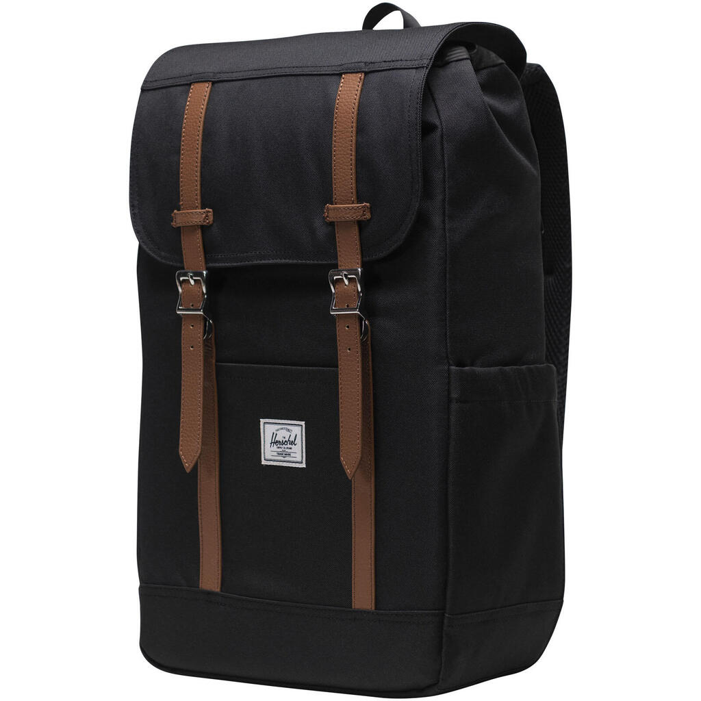 23L Laptop Backpack (Solid Black)