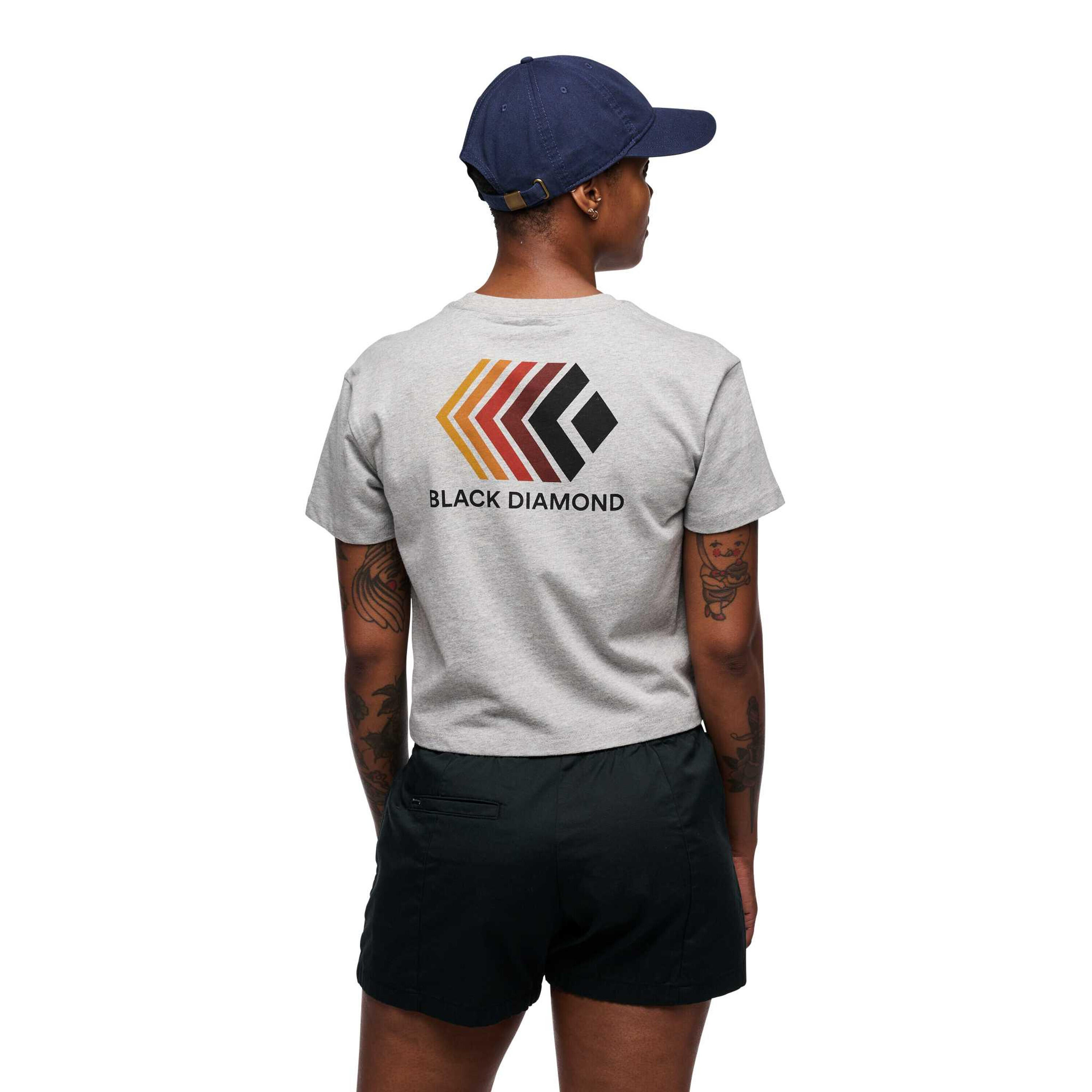 T-shirt femme Black Diamond Faded Crop 4/7
