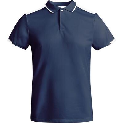 Maglietta Polo Maniche Corte Bambini Roly Tamil Blu Reale Bianco