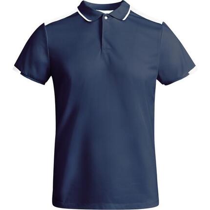 Polo Manches Courtes TAMIL Enfant (Bleu Marine / Blanc)