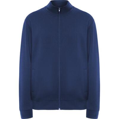 Felpa Cerniera Su Intera Lunghezza Adulto Unisex Roly Ulan Blu Navy