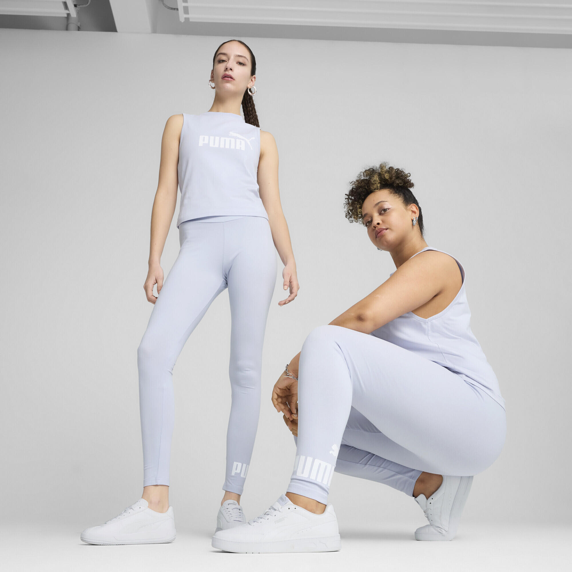 ESS No. 1 Logo Leggings Damen PUMA Cool Weather Blue 2/7