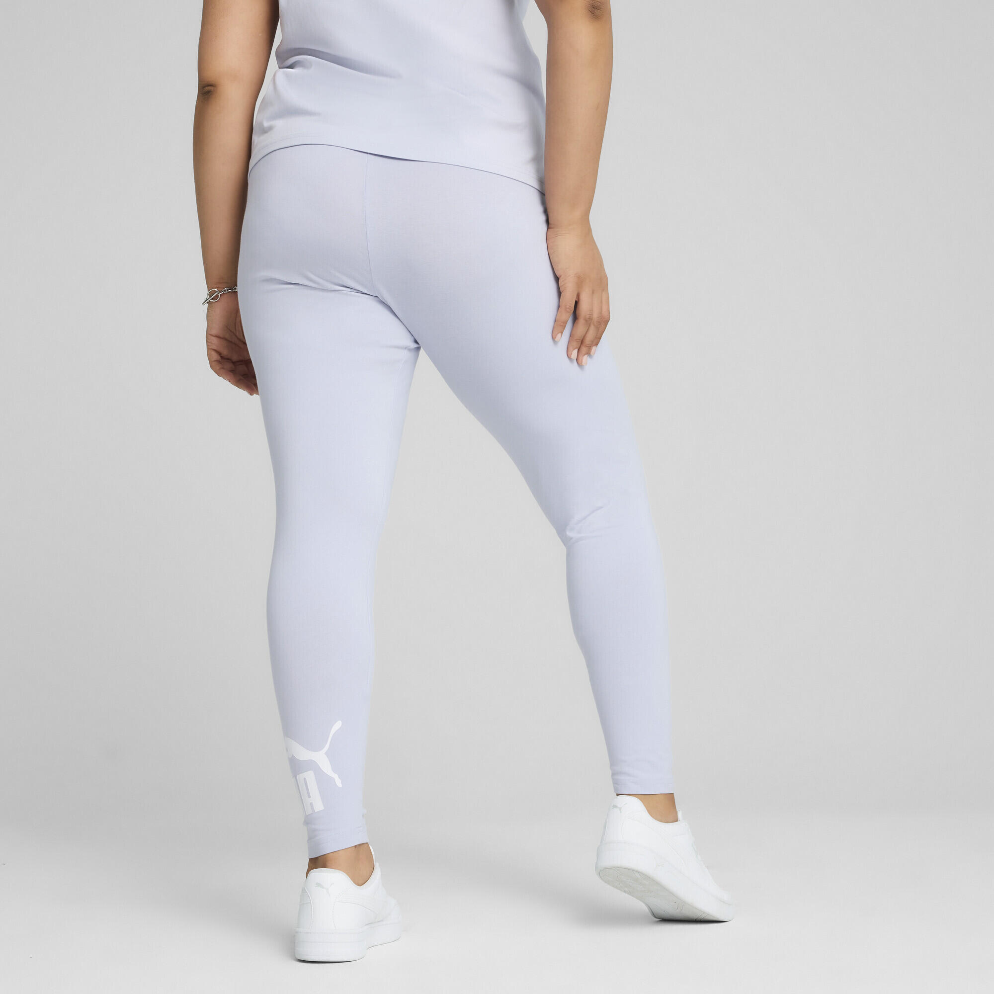ESS No. 1 Logo Leggings Damen PUMA Cool Weather Blue 5/7