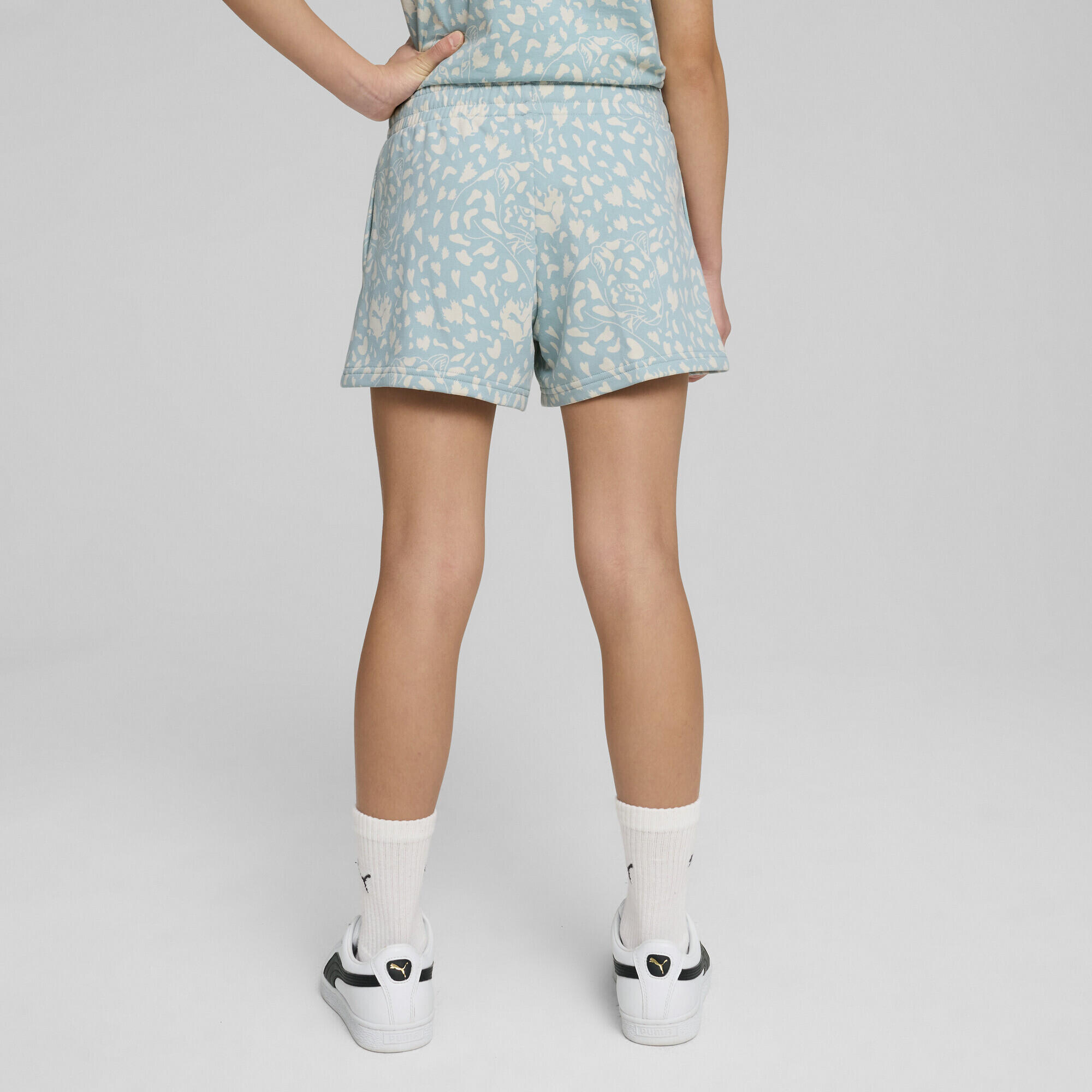 Short taille haute Flaming Love Enfant et Adolescent PUMA Modern Mint Green 3/7