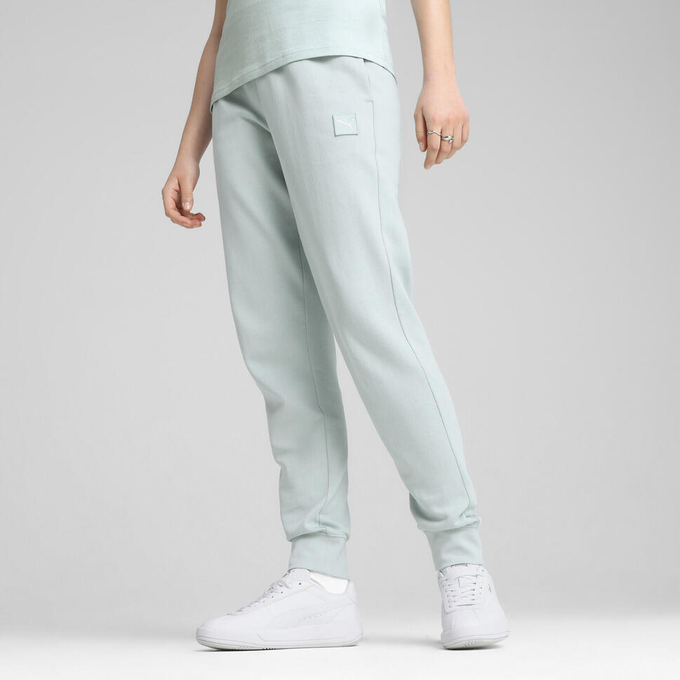 Damskie spodnie dresowe ESS ELEVATED PUMA Modern Mint Green