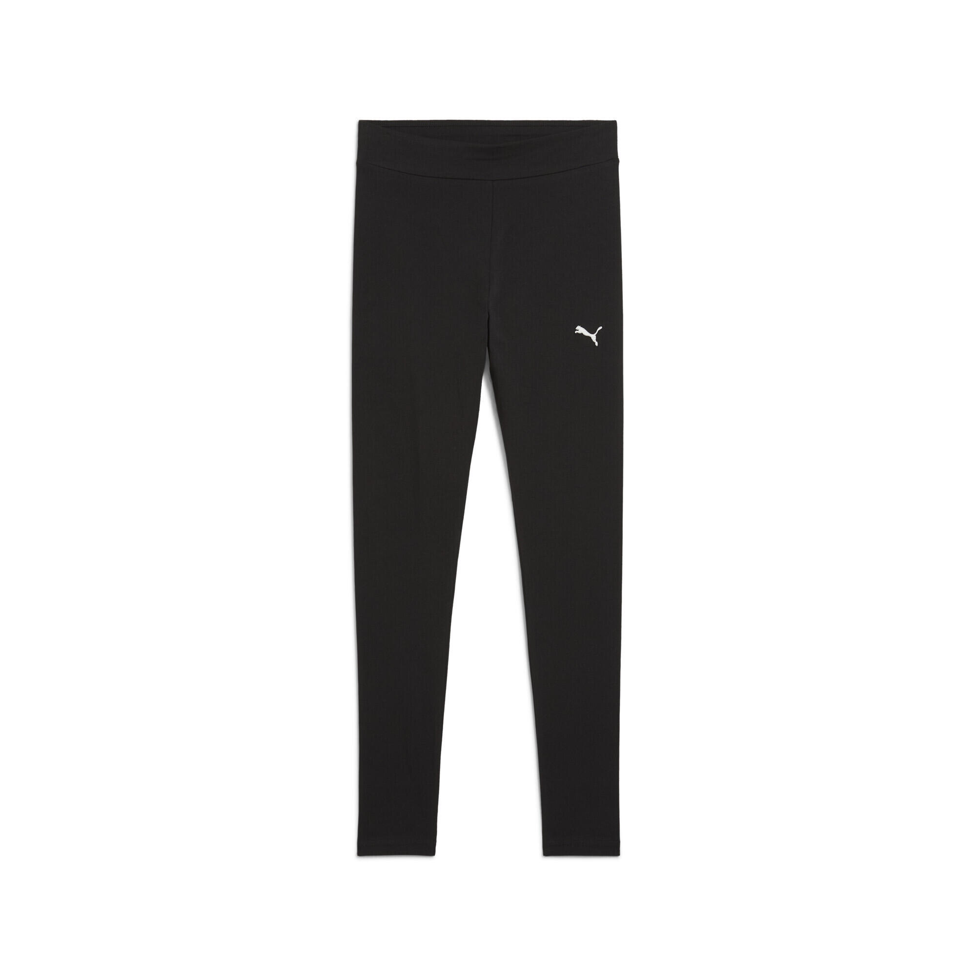PUMA Calças mulher cintura alta ajuste justo Ess Hochgeschnittene Leggings PUMA Black