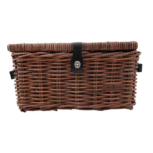 Panier de pique-nique brun