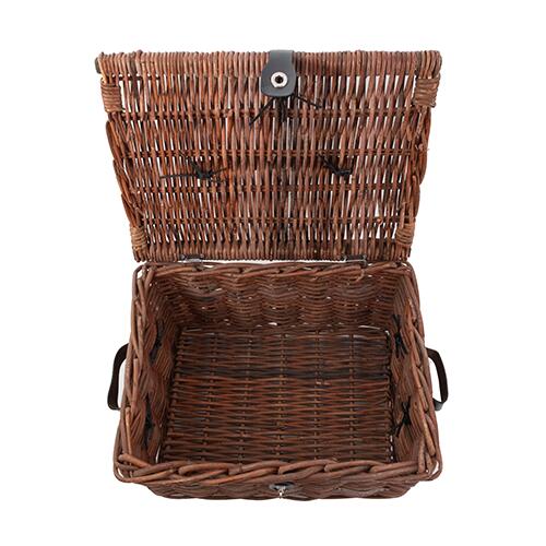 Panier de pique-nique brun