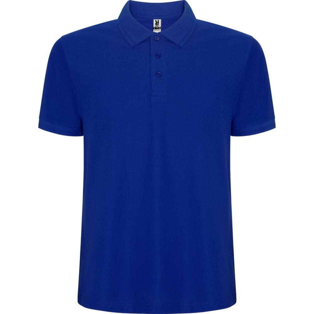 Camisola pólo Pegaso Premium de manga curta para crianças e jovens Azul