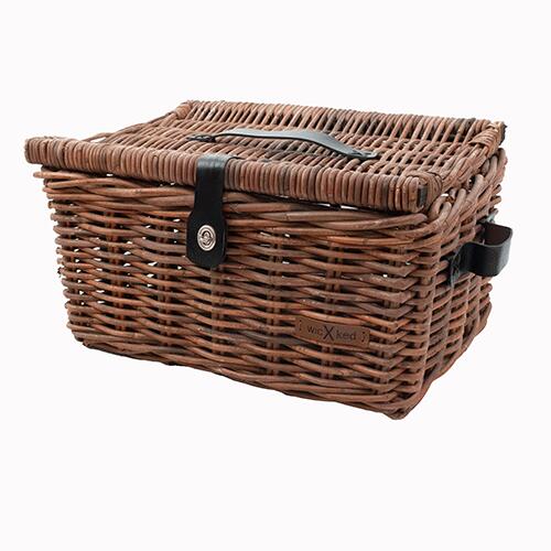 Panier de pique-nique brun