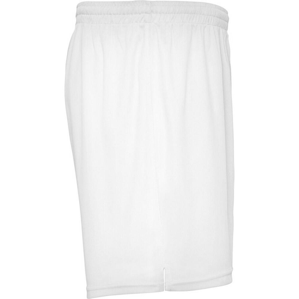 Pantalones Cortos Player Deportivo para Niños/Niñas Blanco 3/3