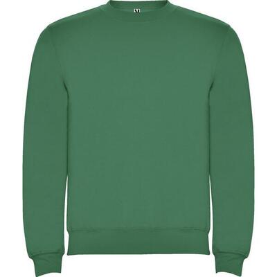 Felpa Girocollo Adulto Unisex Roly Clasica Nero Tinta Unita