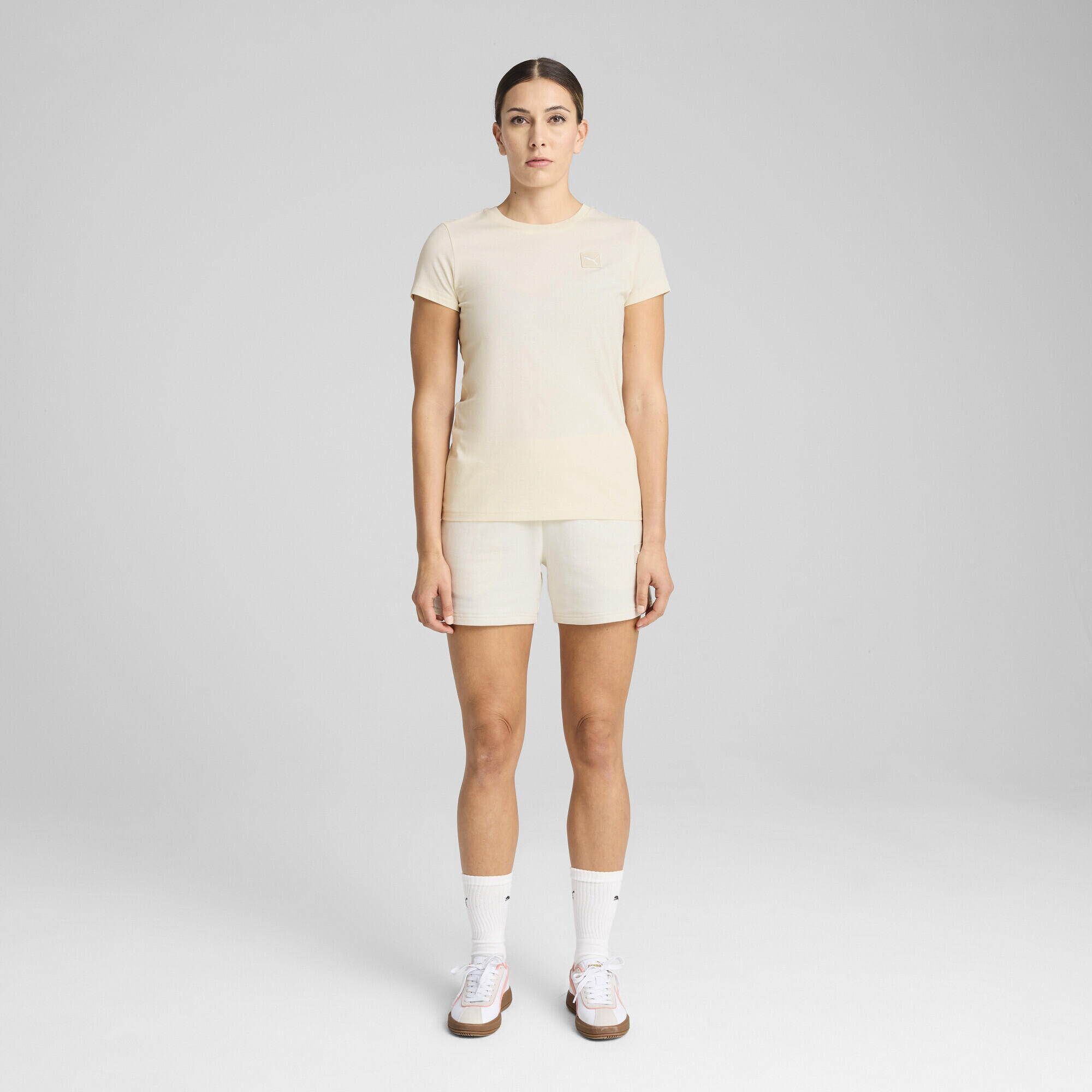 T-shirt ESS ELEVATED da donna PUMA No Dye Color Mix 5/7