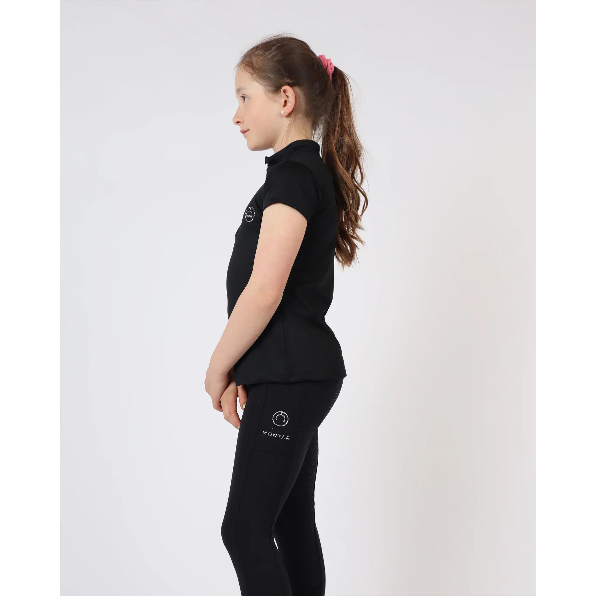 Polo d'équitation fille Montar Everly 3/3
