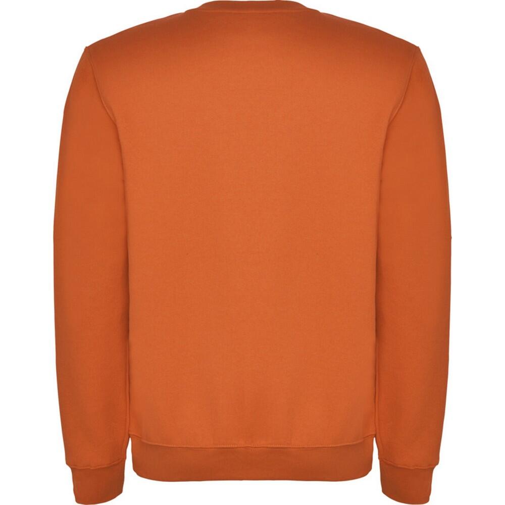 Unisex Clasica Crew Hals Sweatshirt voor volwassenen (Oranje) 2/4