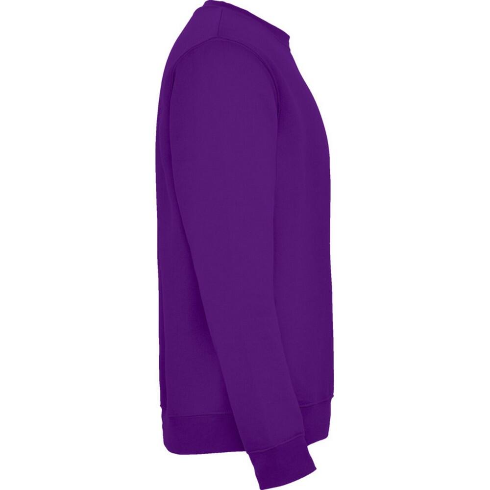 Felpa Girocollo Bambini Roly Clasica Viola 3/4