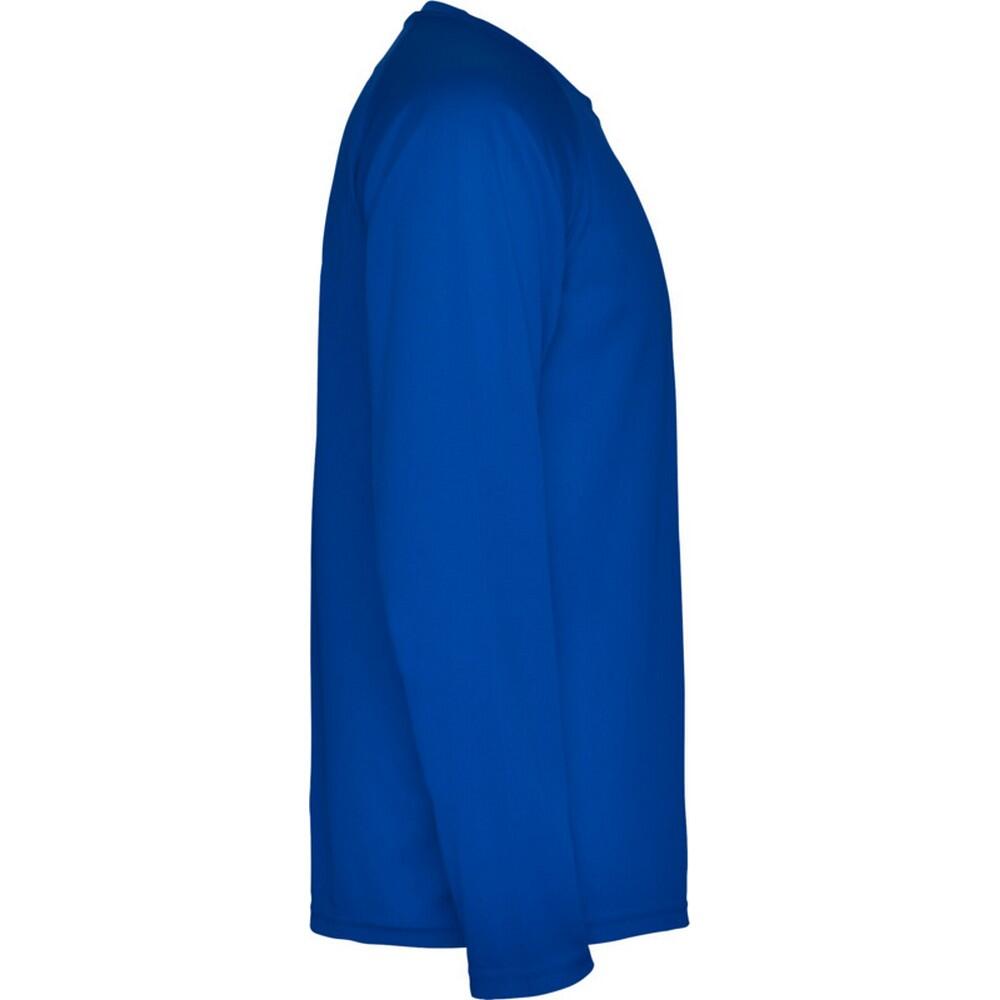 Childrens/Kids Montecarlo LongSleeved Sports TShirt (Blue) 3/4